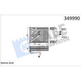 Resim Evaporator Fıat Doblo Mpv - Punto 1.3jtd 1.9 Jtd 00-12 