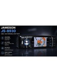 Resim Jameson Js-8930 Usb/aux Ekranlı Oto Teyp 