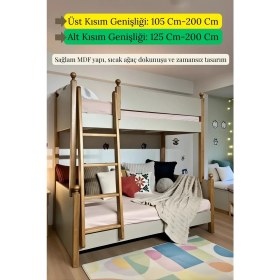 Resim Arion Kids MDF Ranza | 1. sınıf Malzeme Kalitesi 