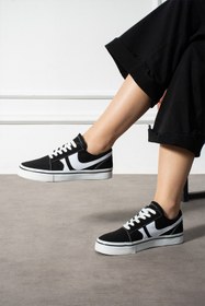 Resim Ayax Siyah Beyaz Günlük Unisex (Kadın/Erkek) Sneaker 