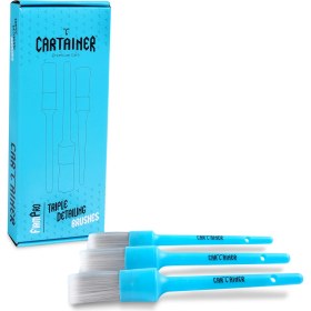 Resim Cartainer Firmpro Turkuaz Üçlü Sentetik Fırça Seti 