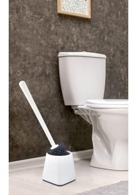 Resim Home Silikon Wc Fırçası,klozet,tuvalet Temizleme Fırçası,yumuşak Uçlu Silikon Fırça Beyaz Siyah 