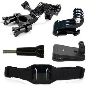 Resim Aksiyon Kamera Kask Klipsi J-hook 8 Parça Motorcu Aksesuar Seti 