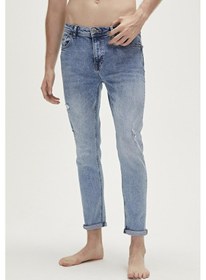 Resim Bad Bear 22.01.70.005-23y Palermo Erkek Jean Pantolon 22.01.70.005-R7714 Mavi 