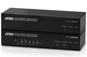 Resim Aten-Ce775 Dual View Vga Kvm (Keyboard/Video Monitor/Mouse) Mesafe Uzatma Cihazı 