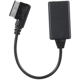 Resim Dofolink 2009-2014 Mercedes A/b/c/e/s/gl/ml/sl/cls/slk İçin Mmı Hıgh 3. Nesil Uyumlu Siyah Plastik Bluetooth Müzik Akış Adaptörü İphone, Samsung Ve Diğer Bt Cihazlar İçin 