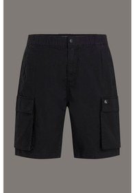 Resim Erkek Ck Washed Cargo Şort - Siyah Ck Black 