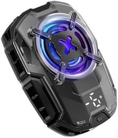 Resim Misda Store 27W Super Akıllı Kasırga Telefon Soğutucu Dijital Göstergeli Akıllı Isı Yalıtım Soğutma Fanı Radyatör 