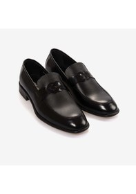 Resim Kemal Tanca Gold Hakiki Deri Erkek Klasik Ayakkabı 27755 SIYAH ACMA 