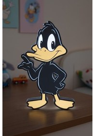 Resim Duffy Duck Tasarımlı Dekoratif Aydınlatma Gece Lambası Çok Renkli 