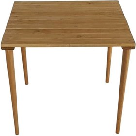 Resim Avcı Market Düz Toplanabilen Ceviz Ahşap Kamp Masası Ahşap 