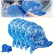 Resim 5'li Set, Çamaşır Pet Saç Sökücü, En Son Köpek Saç Sökücü, Yıkama Makineleri İçin Pet Saç Sökücü Toplar, Tekrar Kullanılabilir Saç ve Lint Yakalayıcılar, Islak ve Kuru Pet Saç Yakalayıcılar. 