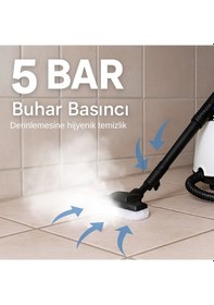 Resim Mieco Stella Deluxe 5 Bar/ 2100 W / 20 Parça Buharlı Temizleyici 