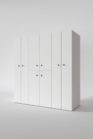 Resim Kenzlife Çamaşır-kurutma Makinesi Dolabı Ve Giysi Dolabı Suyuti Sol Byz 180*170*60 Suntalam Mat Beyaz 