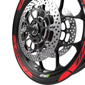 Resim Hero Dash 125 Tasarımlı Jant Şeridi - Kırmızı 