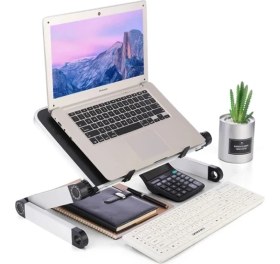 Resim Nevamel Ally YL-805 Katlanabilir Fanlı Dizüstü Laptop STANDI-(5775) 