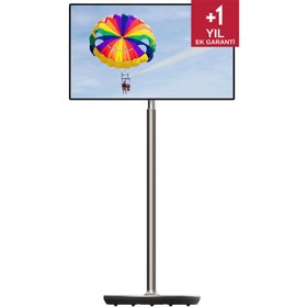 Resim Thomson Go Plus 32 inç 4K UHD ” Dokunmatik, Döndürülebilir, Tekerlekli, Taşınabilir Ekran, Tablet, 4 Saat Pil Ömrü 