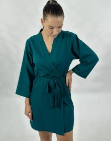 Resim Venera Lifestyle Ev Kıyafeti Bornozu 166513572 Zümrüt 