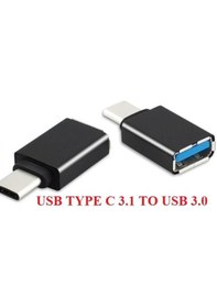 Resim Type C Usb 3.1 To Usb 3.0 Şarj Data Çevirici Dönüştürücü Adaptör 
