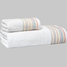 Resim Sarev Espora Beyaz %100 Pamuk Banyo Havlusu 80x150 Cm Beyaz 