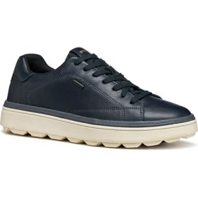 Resim Geox Erkek Lacivert U Spherıca Ecub-1.1 B Abx Bağcıklı Deri Sneaker U56LUC00046C4002 