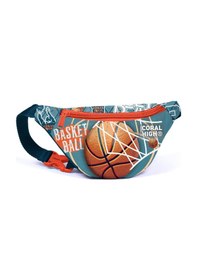 Resim Coral High Kids Nefti Turuncu Basketbol Desenli 5'li Okul Çanta Seti 5set23651 