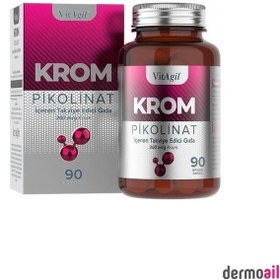 Resim VitAgil Krom Pikolinat 90 Kapsül 