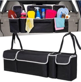 Resim Ankaflex Araç Içi Oto Koltuk Bagaj Organizer Eşya Düzenleyici Askılı Çanta 4 Cep 