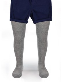 Resim Civil Boys Düz 3-7 Yaş Çocuk Erkek Külotlu Çorap - Gri - Gri / 7-8 Yaş 