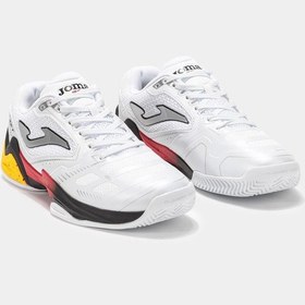 Resim Joma Set Men 2402 Beyaz Kırmızı Erkek Tenis Ayakkabısı Beyaz 