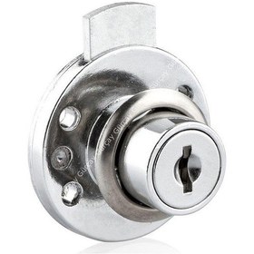 Resim Yuvarlak Çekmece Kapak Kilidi 16Mm 
