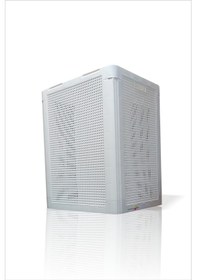 Resim Beyaz Çift Gözlü Kapaklı Kirli Temiz Renkli Beyaz Çamaşır Sepeti 