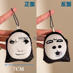 Resim Silver1 Karikatür Küçük Hediye Peluş Bebek Kolye Anahtarlık Çanta Kolye Aksesuarları (Yurt Dışından) 