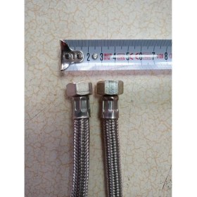 Resim Drl 1 Adet 50 cm Klozet Çelik Örgülü Flex -Spral Bağlantı Hortumu 