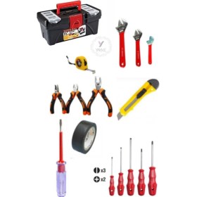 Resim 16 Parça El Aleti Seti, Taşıma Çantası, Çok Amaçlı ve Işlevsel Takım 