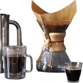 Resim Epinox Cam Kahve Demleme Chemex - 600 ml 