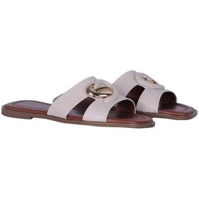 Resim Ayakcenter 010 Cilt Kadın Düz Terlik Siyah - Bej 