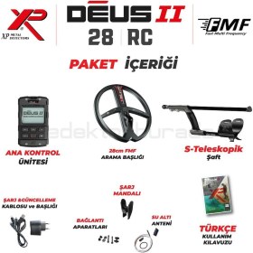 Resim Dedektör Burada DEUS 2 28CM FMF BAŞLIK,ANA KONTROL ÜNİTESİ 