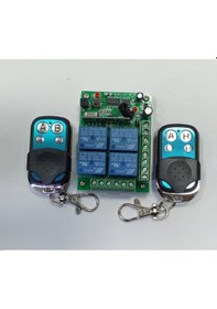 Resim 4 Kanal Uzaktan Kumanda Rf 433Mhz 2 Elcik 