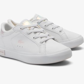 Resim Lacoste Powercourt Bebek Beyaz Spor Ayakkabı 
