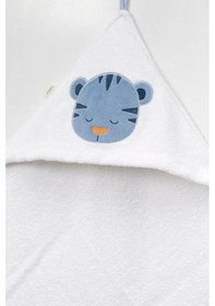 Resim Bebitof Sevimli Kaplan Desenli %100 Pamuk Bebek Bornoz Seti 0-2 Yaş Kutulu Bbtf.byz.30056 0 - 24 Ay 