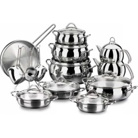 Resim Korkmaz Tombik 23 Parça Çelik Çeyiz Seti 