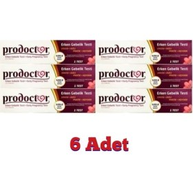 Resim Prodoctor Erken Gebelik Testi 6 Adet 