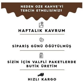 Resim Oze Aromalı Filtre Kahve Seti 5'li 250G Moka Pot 