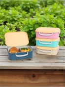 Resim Russet 1 Adet AURA 2 Bölmeli Paslanmaz Çelik Beslenme Kabı 150 ml + 300 ml Sızdırmaz 