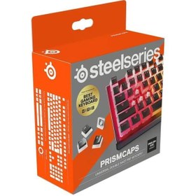 Resim SteelSeries PrismCaps UK Siyah Tuş Takımı Outlet 
