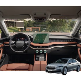 Resim Skoda Superb 13" Ekran / Klima Paneli Koruyucu Seti 