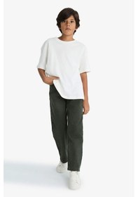 Resim Defacto Erkek Çocuk Wide Leg Düz Paça Jean Pantolon G2929a825aukh243 Haki 