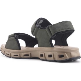 Resim Dockers by Gerli Haki Erkek Sandalet Tekstil Malzeme ile Kısa Topuklu Rahat Tasarım 