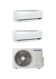 Resim Samsung Wind Free Multi AJ050TXJ2KH/EA 1+2 Sistem 12+18 BTU İç 6,8 Kw Dış Ünite Klima 